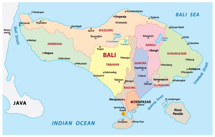 Bali Travel System: Regions & Scooter Logic